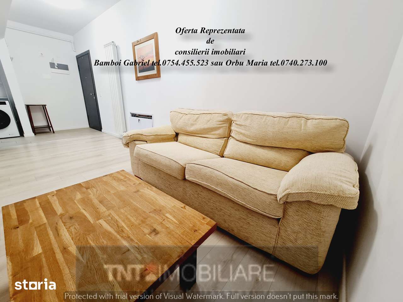 Apartament 2 camere open space de inchiriat bloc nou zona Tatarasi — fotografia 1