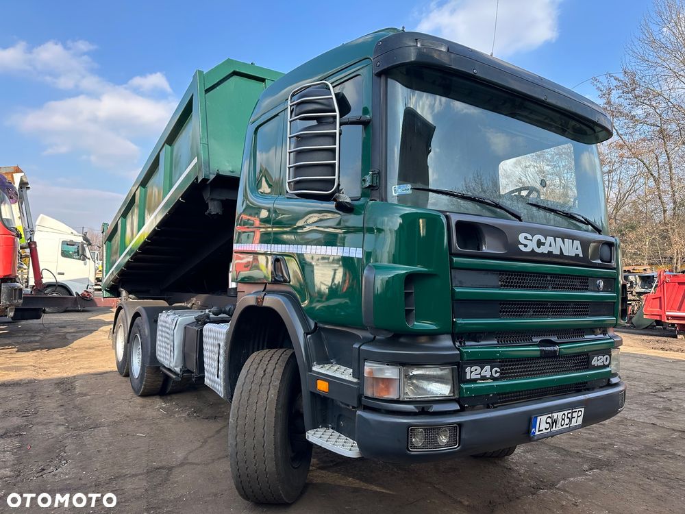 Scania P124c 420 6x6 hydroburta bordmatic wywrotka wywrot - 3