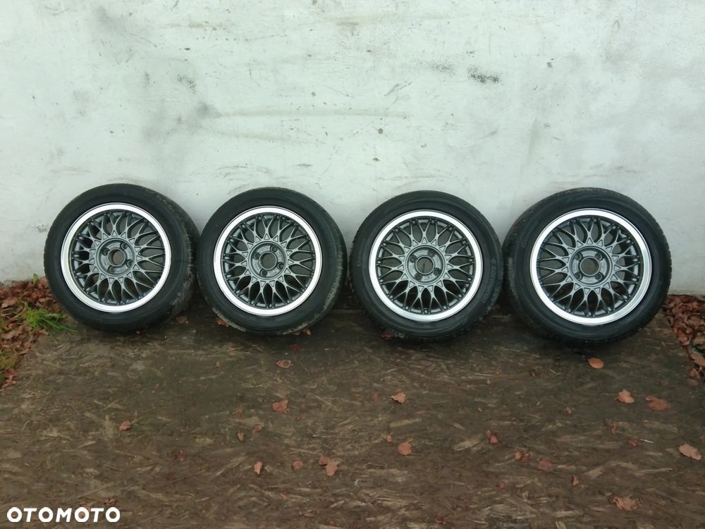 VW GOLF III POLO 1H0601025Q FELGI ALUFELGI BBS 450 Z OPONAMI 15 ET 45 6J 15" 4 X 100 - 1