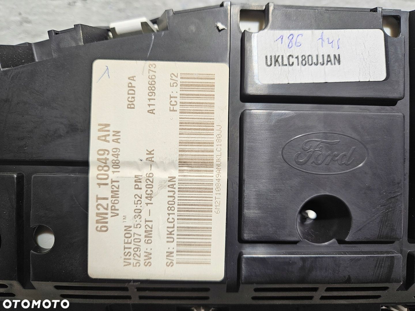 LICZNIK WYŚWIETLACZ ZEGARY FORD MONDEO MK4 S-MAX GALAXY 6M2T-10849-AN Stan - 2