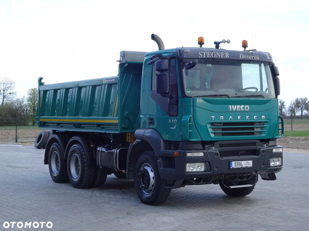 Iveco Iveco Trakker 6x4 Kipper Meiller Hydroburta stan idealny - 7