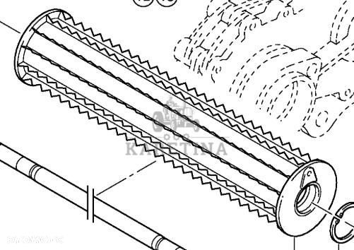 Claas Jaguar 810 820 830 860 880 900 Walec Prasujący Tylny 0009863261   00 0986 326 1
