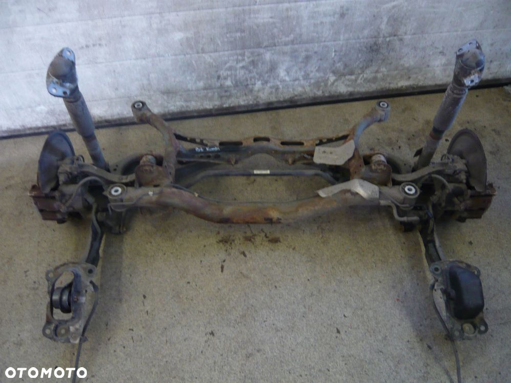 belka zawieszenia tylnego oś wózek sanki komplet volkswagen passat b6 kombi - 1