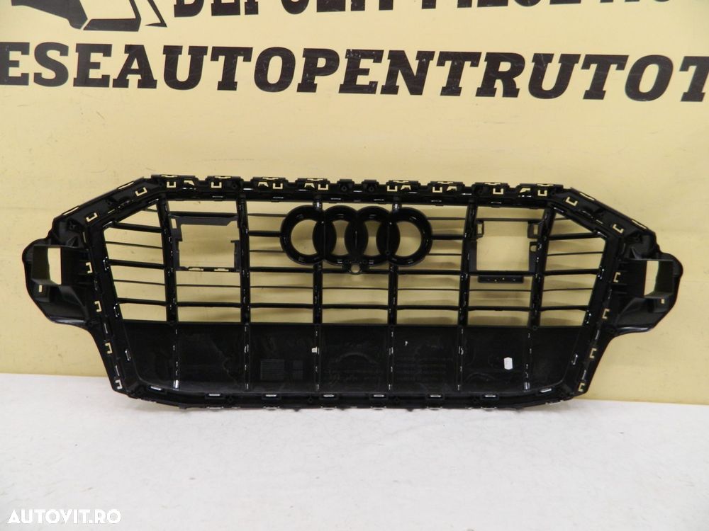 Grila radiator Audi Q7 4M S-Line facelift,  2019, 2020, 2021, 2022, 2023, cod origine 4M0853651AJ. - 5