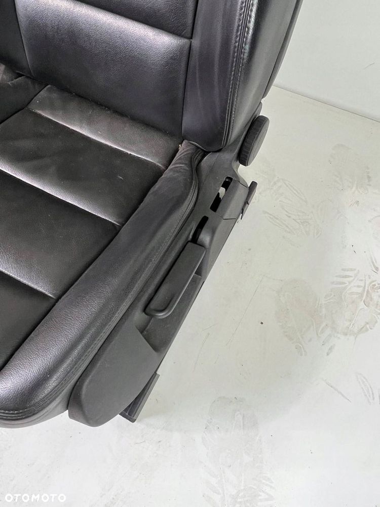 Fotele / Kanapa / Komplet CZARNA SKÓRA GRZANE Audi A6 S6 C6 4F 2010 - 9