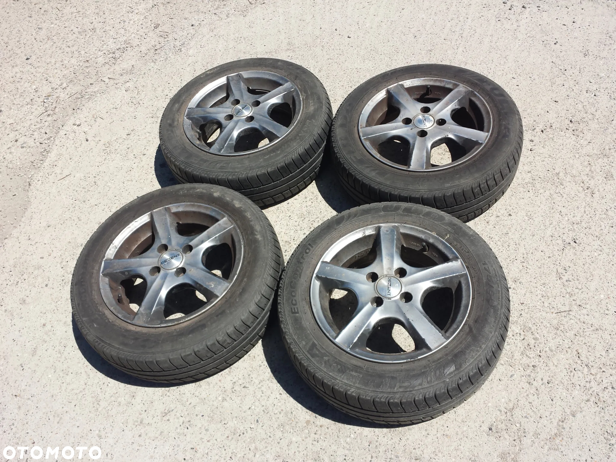 14” - DEZENT Aluminiowe - 4x100 r14 cali - Felgi ALU - RENAULT Megane Clio Modus , KIA Rio , Volkswagen Golf Passat VW , Toyota Yaris Aygo , Opel Astra Corsa , Honda Jazz , Toyota Yaris Corolla , Hyundai i10 i20 , Suzuki Alto Colt jak Speedline O.Z. Enkei Enzo Rial - 2