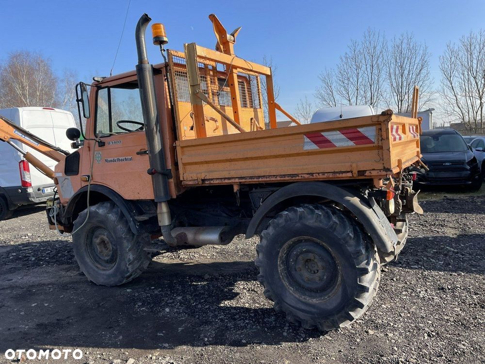 Unimog Unimog 1400 4X4 Kosiarka teleskopowa posypywarka - 36