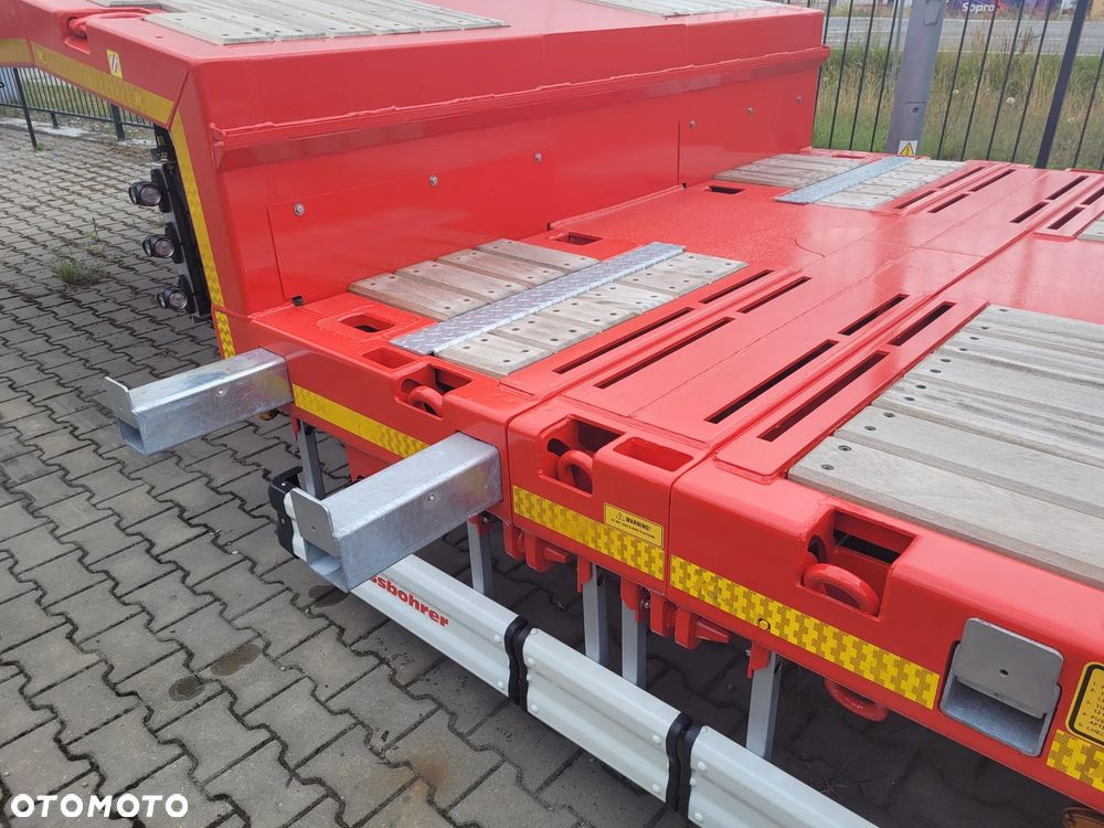 Kassbohrer SLA4 Naczepa Lowbed Niskopodwoziowa Rozsuwana - 3
