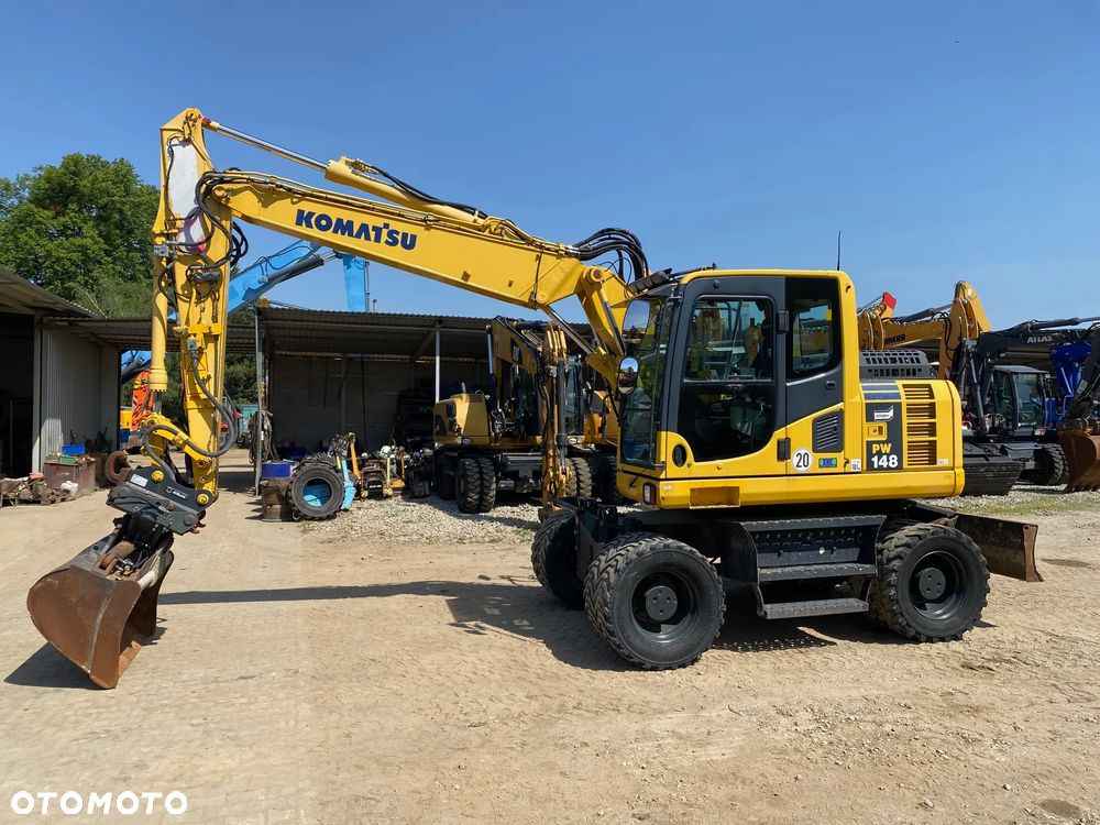 Komatsu PW148 -8, 2015 ROK, KRÓTKI TYŁ, Z NIEMIEC, SERWISOWANA W KOMATSU - 1