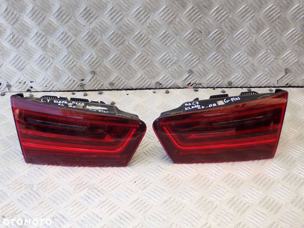 LAMPA PRAWY / LEWY TYŁ AUDI A6 C7 W KLAPIE  6 PINOWE  250 ZŁ - 1