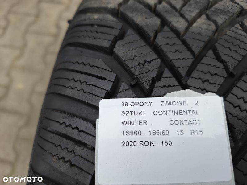 OPONY ZIMOWE 2 SZTUKI CONTINENTAL WINTER CONTACT TS860 185/60 15 2020 - 7