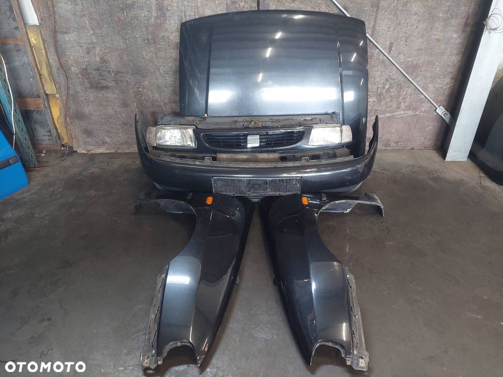 KOMPLETNY PRZÓD MASKA ZDERZAK BŁOTNIKI LAMPY PAS GRILL SEAT IBIZA II LC9Z - 1