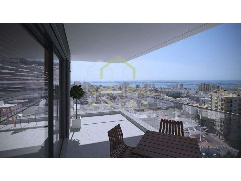 Apartamento T2 de Luxo em Condomínio com Piscina em Faro - Grande imagem: 2/15