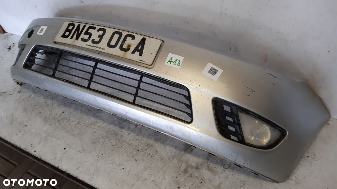 + ZDERZAK PRZÓD PRZEDNI DO FORD FIESTA MK.6 6 VI SREBRNY 62 HALOGENY - 3