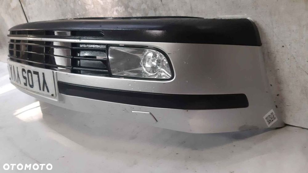 ^ ZDERZAK PRZÓD PRZEDNI DO SKODA OCTAVIA 2 II SPRYSKIWACZE LAMP XENON HALOGENY 9102 SREBRNY - 4