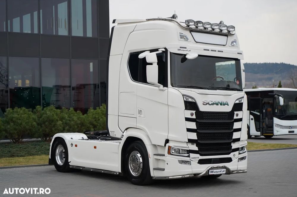 Scania S 580 / V8 / RETARDER / I-PARK COOL / FULL AIRMATIC / ECHIPAMENT MAXIM / EURO 6 - 5