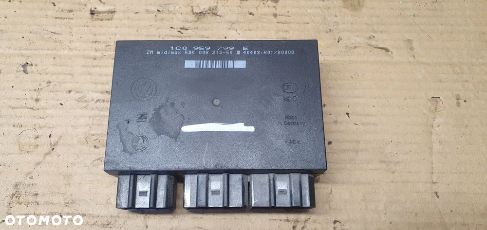 Moduł sterownik komfortu VW Audi Skoda Seat 1C0959799E - 1