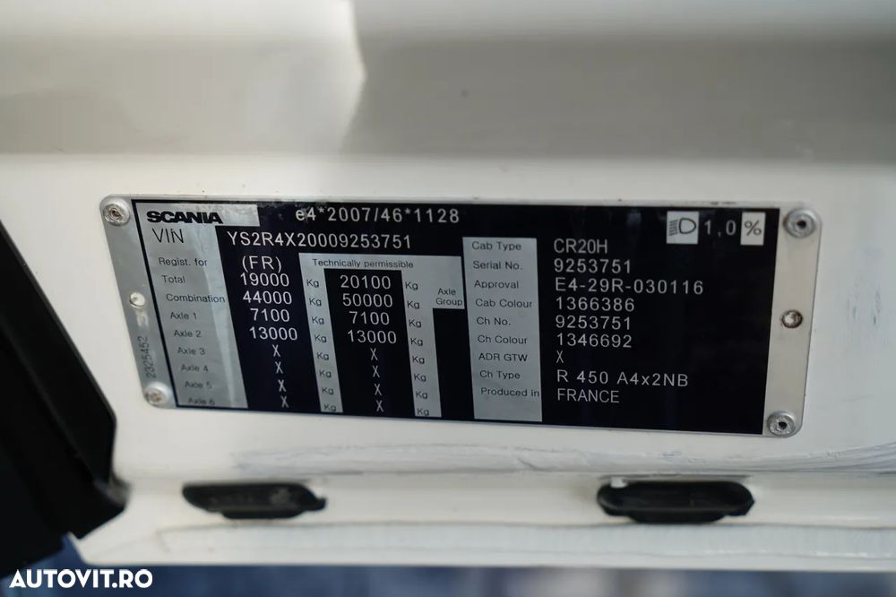 Scania R 450 / RETARDER / HIDRAULICĂ / COMPLET AIRMATIC - 37