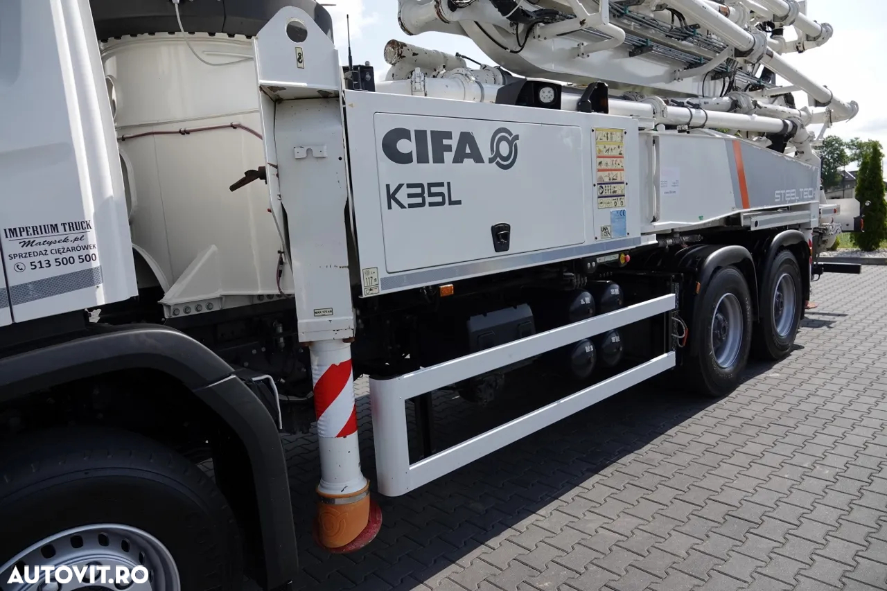 Scania P 450 XT / 6x4 / CIFA K35L POMPA BETON / 2019 / RADIO CONTROL / IMPORTAT - 8