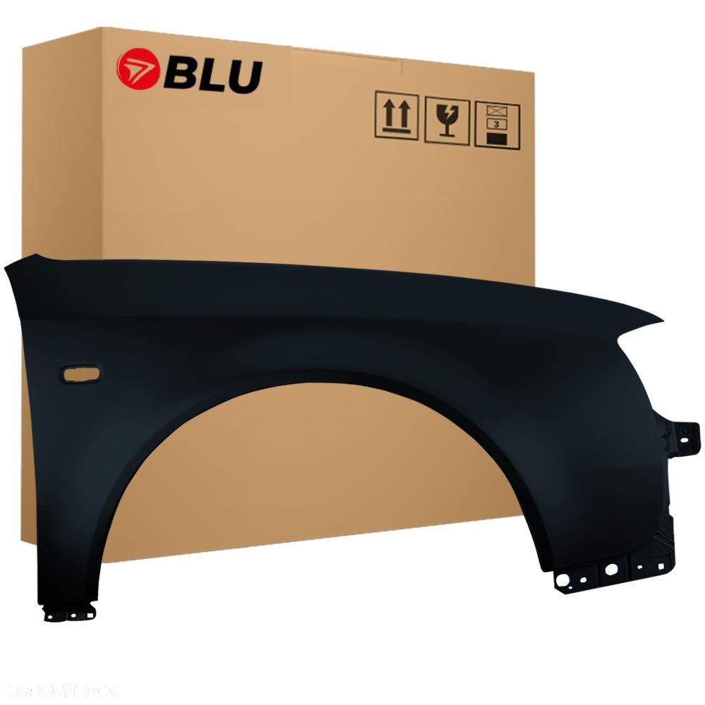 BLU Błotnik AUDI A6 C5 LZ9W prawy czarny 01-05 przód lift EbonySchwarz - 1