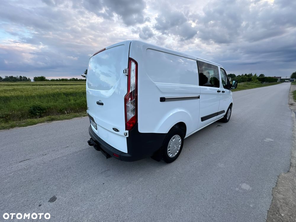 Ford TRANSIT CUSTOM LONG L2H1 Klima Elektryka Dubel Kabina 6os. Tempomat Brygadówka Serwis - 5