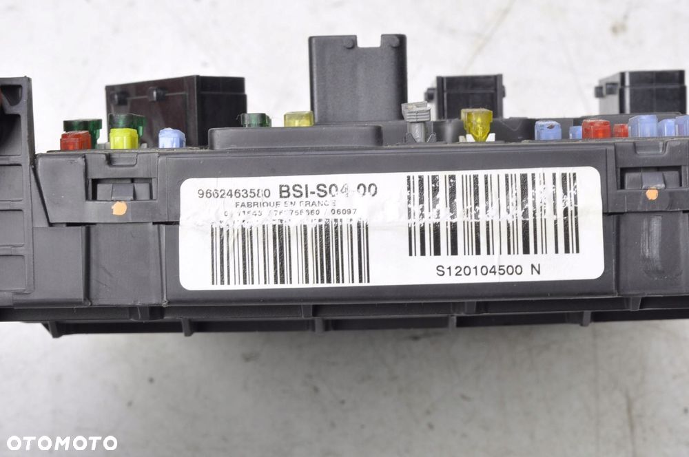 PEUGEOT 407 SKRZYNKA MODUŁ BSI 9662463580 - 6