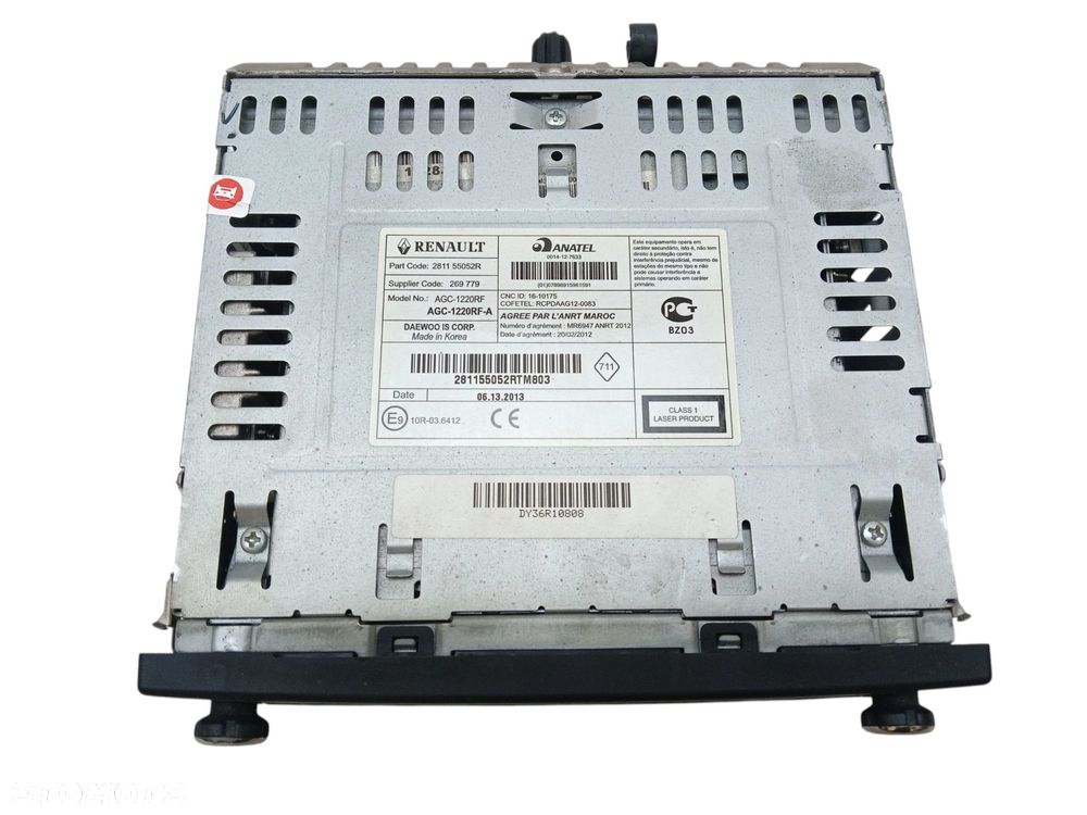 RADIO DACIA DUSTER I (2010-2013) 1.6 16V 105KM 281155052R - 3