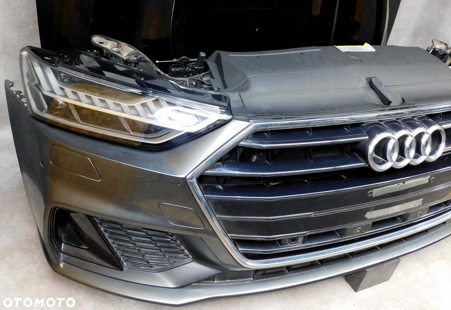 AUDI A7 C8 4K8 S LINE PRZÓD ZDERZAK LAMPY MASKA PAS BŁOTNIKI MATRIX - 4