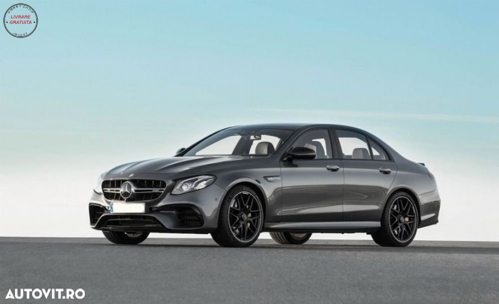 Bara Fata Mercedes E-Class W213 S213 C238 A238 (2016-2019) E63 Design Editie Negru- livrare gratuita - 9
