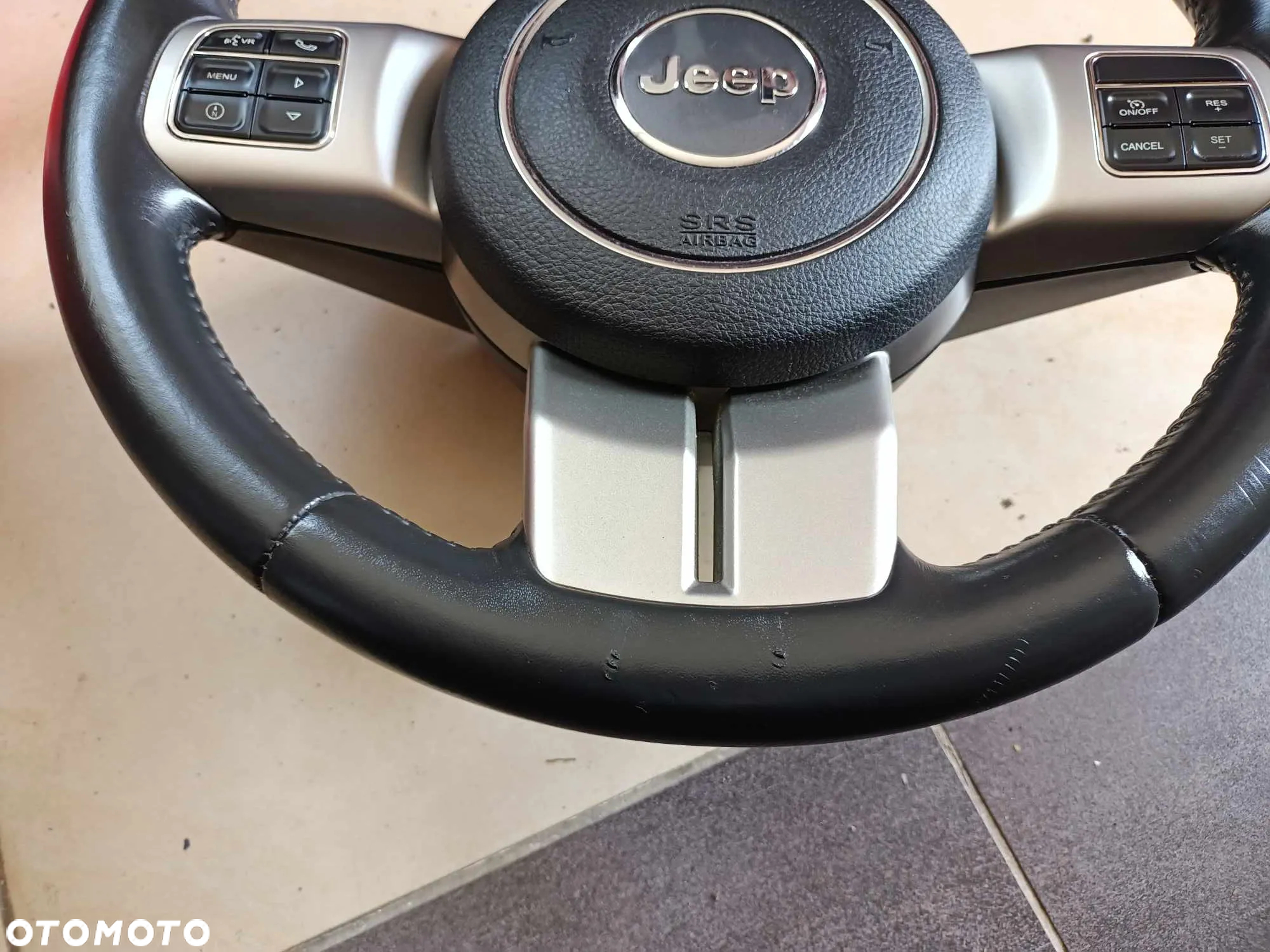 Kierownica skóra poduszka multifunkcja Jeep Compass Patriot Lift 11-16r - 3