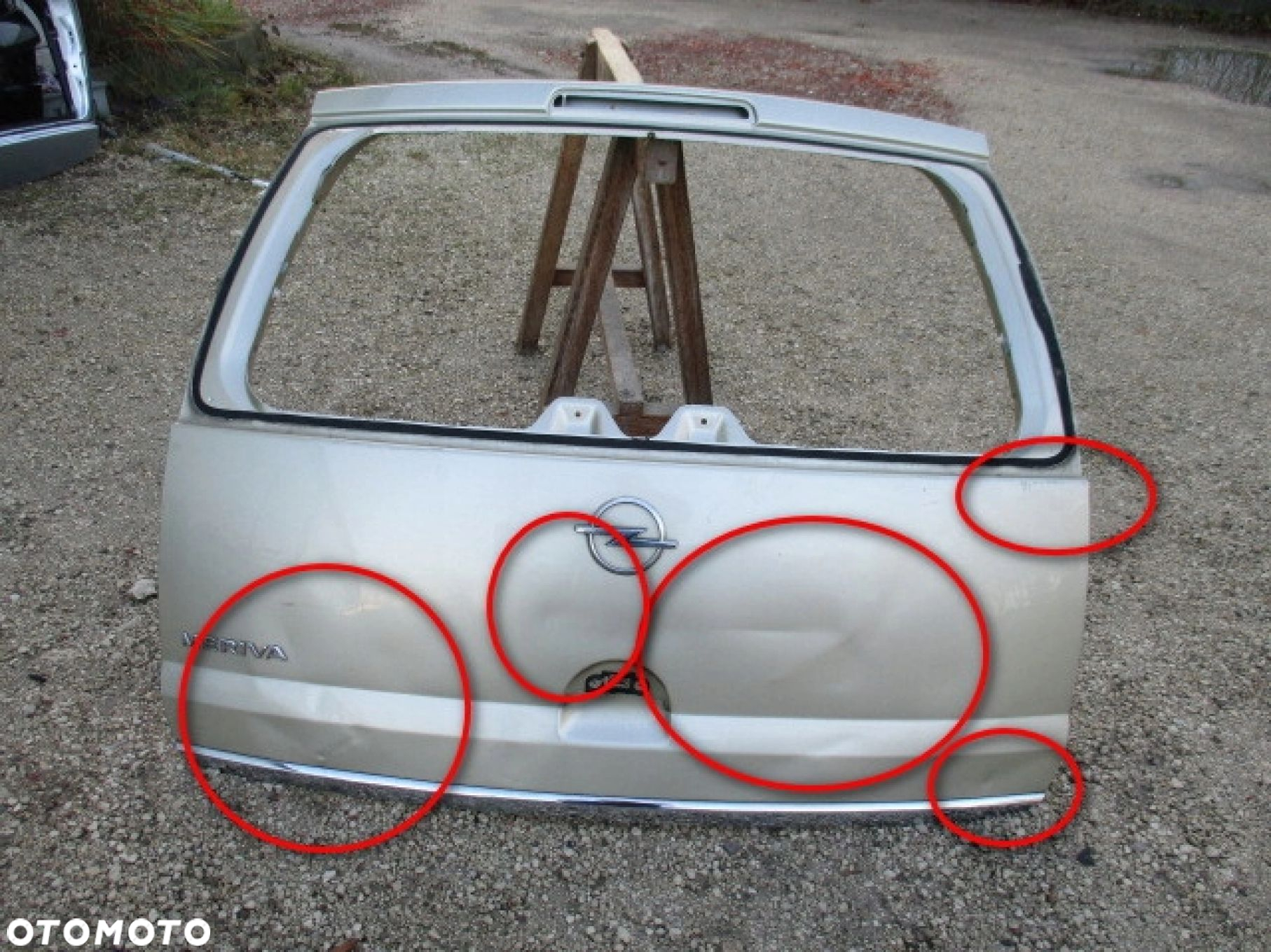 KLAPA TYŁ TYLNA OPEL MERIVA A - 2