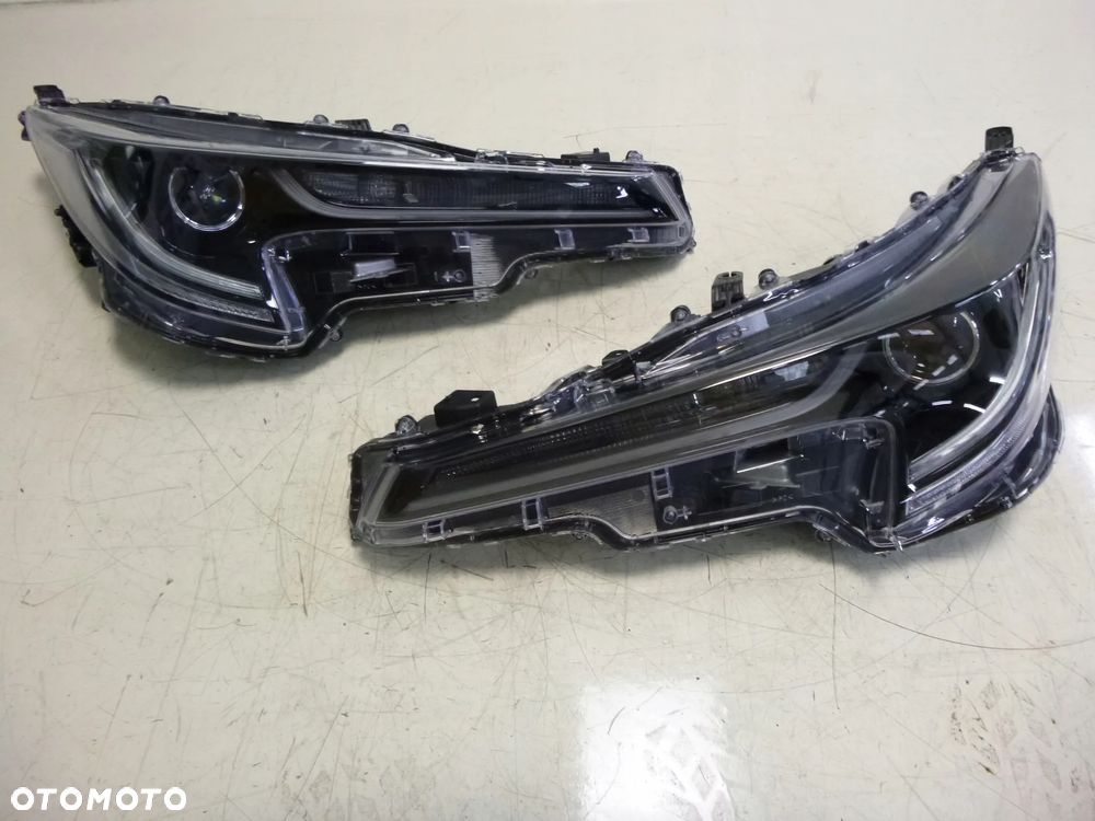 TOYOTA COROLLA XII E210 LAMPA LAMPY REFLEKTOR REFLEKTORY PRAWY LEWY PRZÓD PRZEDNIE FULL LED + WTYCZKI KOMPLET NOWY ORYGINAŁ - 3