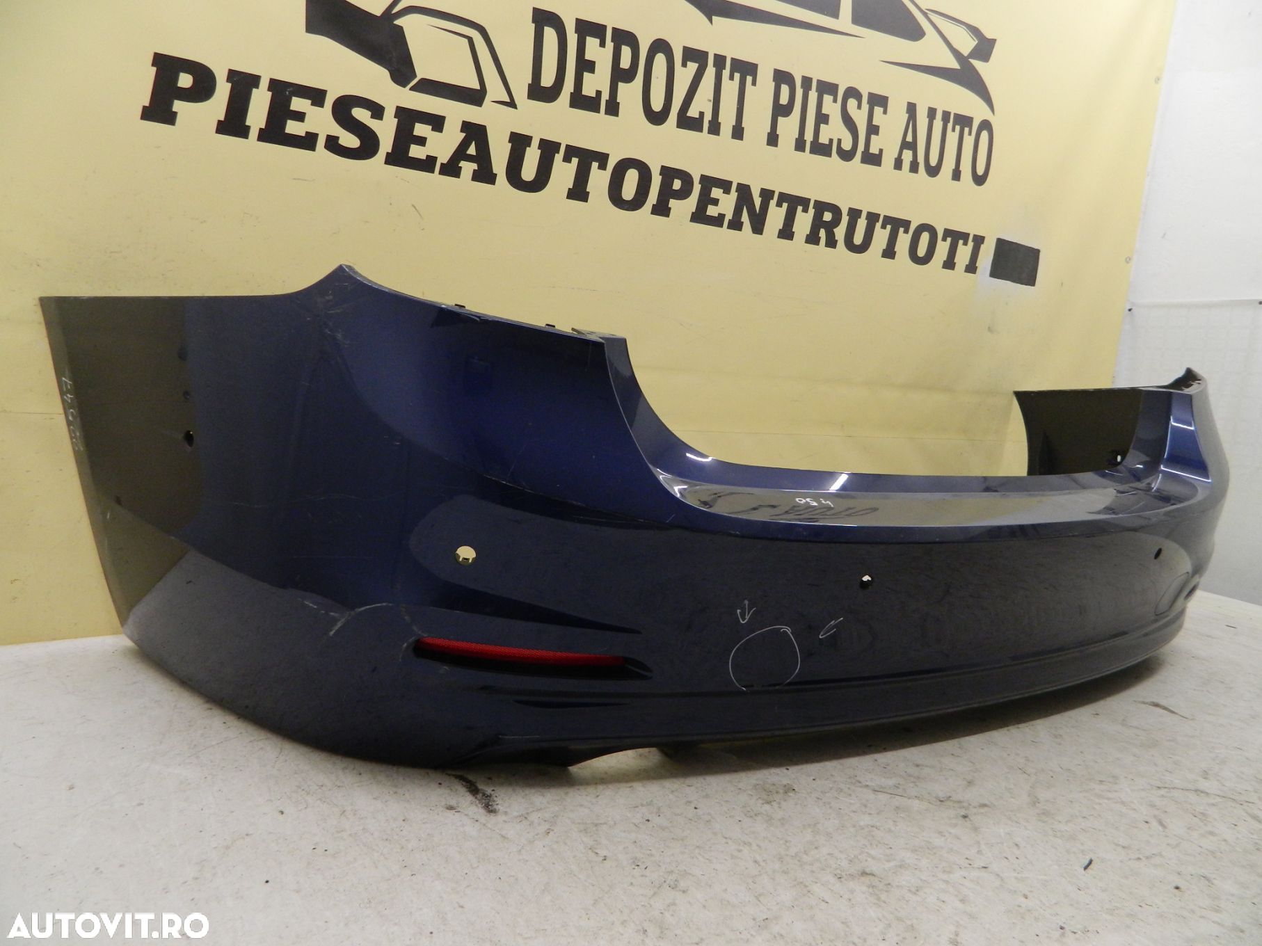 Bara spate BMW Seria 3 F30 LCI Berlina / Sedan, 2015, 2016, 2017, 2018, cod origine 51127384441. - 3