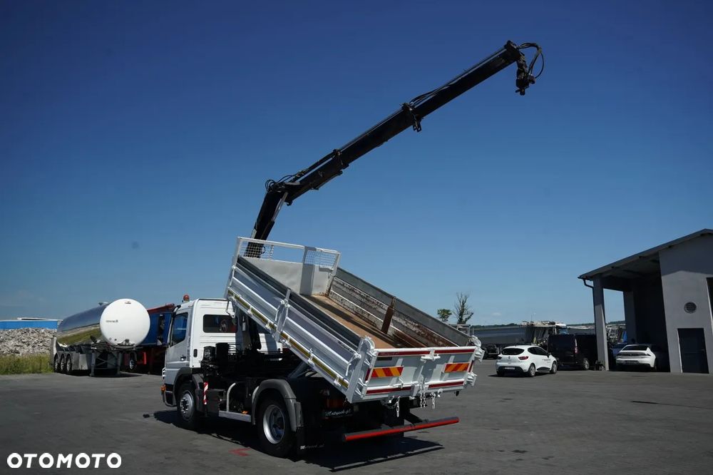 Mercedes-Benz ATEGO 15.24 / 4X2 / WYWROTKA + HDS HIAB 088 BS-2  /   ROTATOR /MANUAL - 4