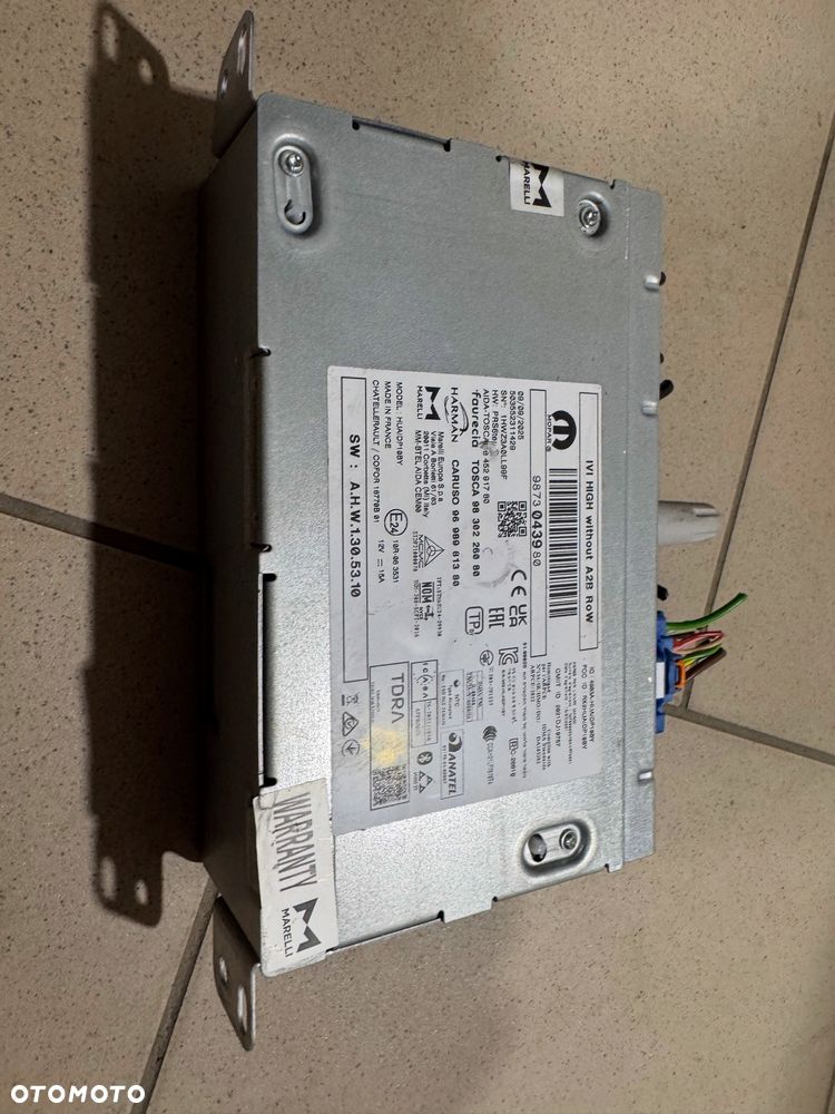 FABRYCZNA NAWIGACJA RADIO PEUGEOT CITROEN 2023-2026 9873043980