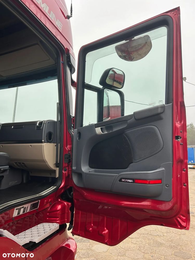 Scania R450 RETARDER / SKÓRY / NAVI / AUTOMAT / POLSKI SALON / ZBIORNIKI PALIWA 1500 L / LAMPY LED / FULL SPOJLERY / TYŁ 4 PODUSZKI / BARDZO ŁADNA SCANIA 2015 ROK !! - 21