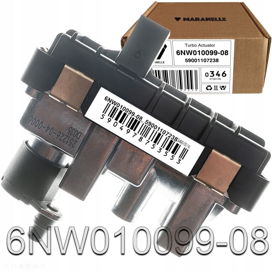 Nastawnik sterownik 6Nw010099-08, 59001107238 turbiny BMW: X5, X6, 5, 7 - 3.0 - 2