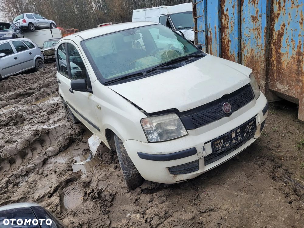 fiat panda II silnik 1.3 multijet 169.axc1a skrzynia sanki belka przód tył wahacz zacisk zwrotnica maglownica - 2