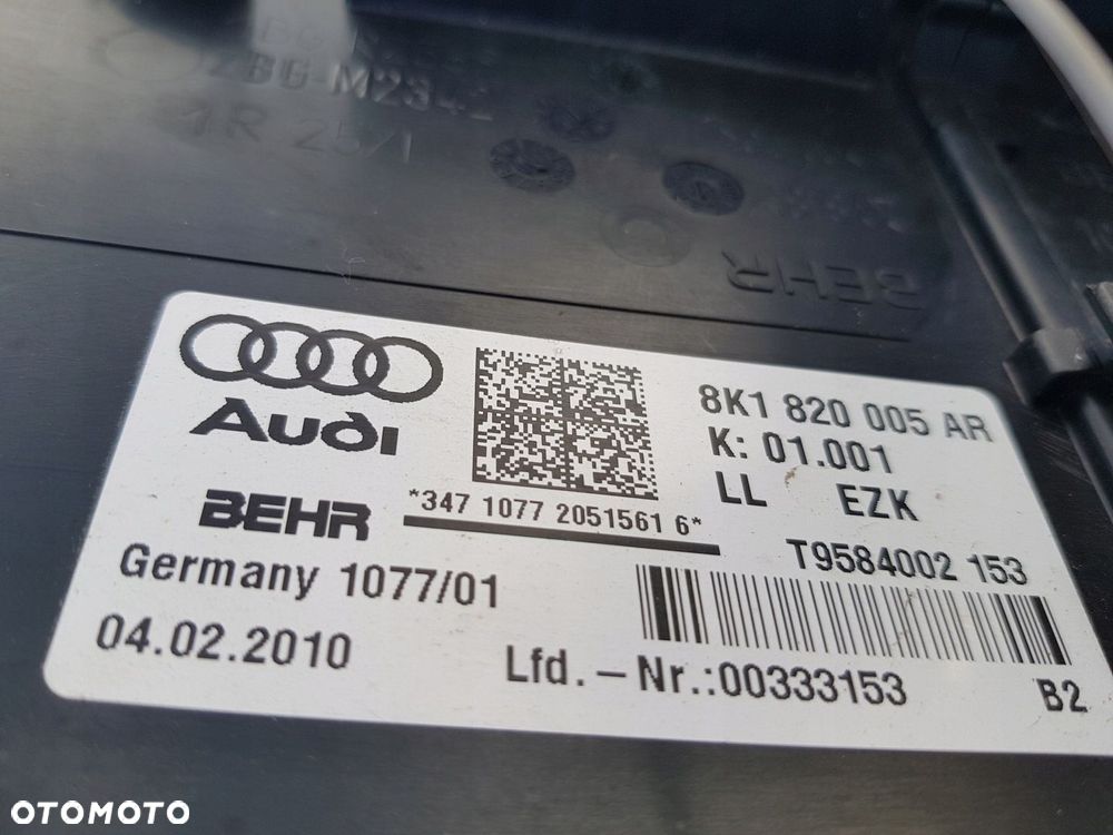 nagrzewnica dmuchawa Audi A5 - 11