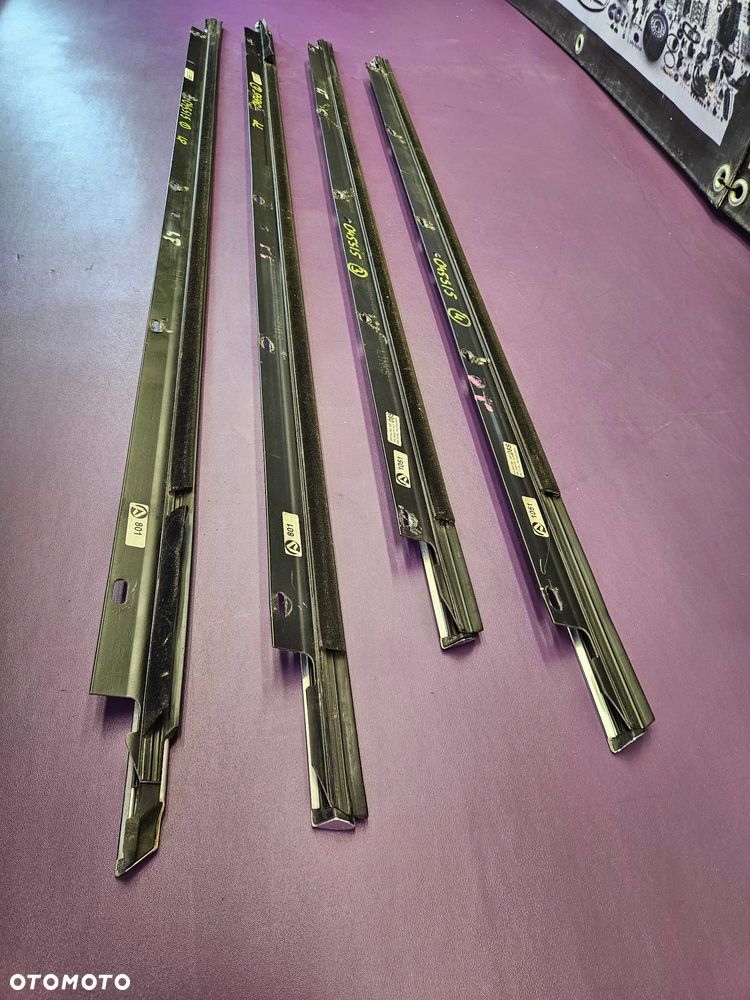 Listwa Listwy Zgarniajace Szyb Szyby Chrom Chromowane AUDI A6 C6 Sedan Kombi - 27