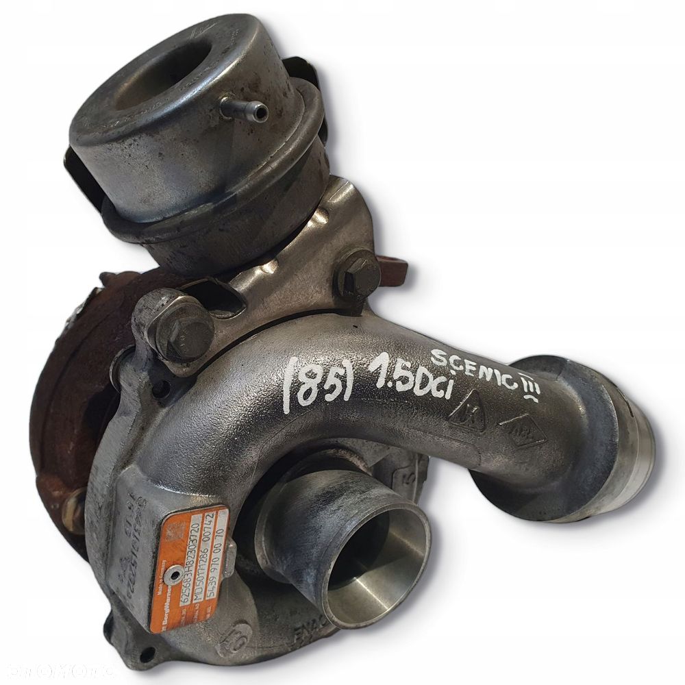 TURBOSPRĘŻARKA Renault Megane III Scenic III 1.5 DCI turbo H82303720 - 1