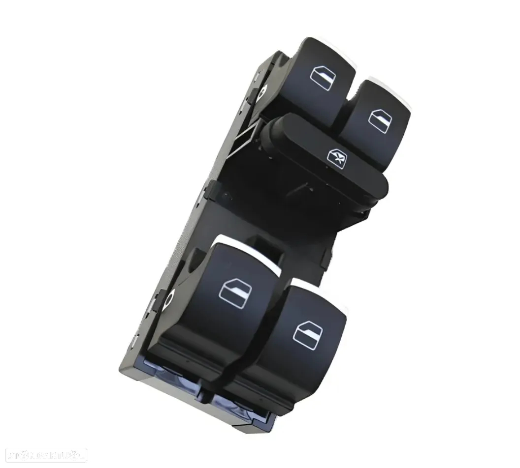 Comutador Principal Vidros Volkswagen Golf 5 6 Passat B6 Seat Leon Ibiza Altea - Cinzento - 4