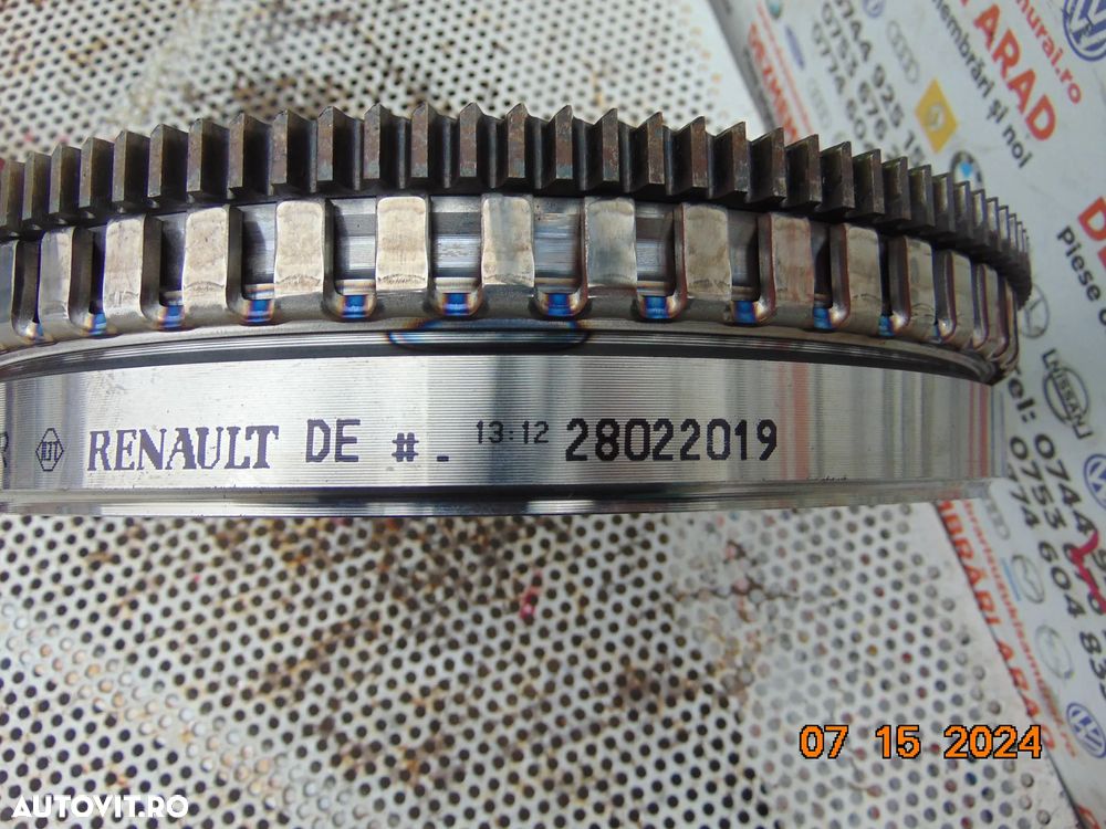 Volanta cutie automata Nissan qashqai j11 1.5 euro 6 ad blue renault kadjar scenic 4 megane 4 cod 123105630r ca NOUA - 5