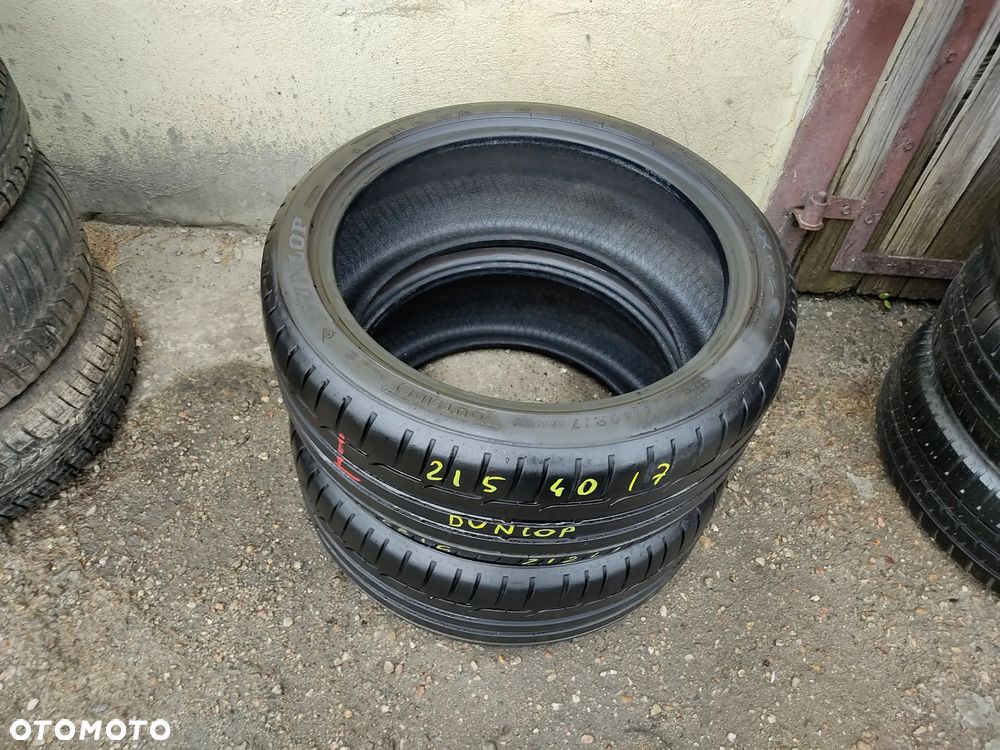 215/40R17 87W OPONY Letnie Lato BRIDGESTONE POTENZA S001 5mm DUNLOP Sport MAXX RT Legnica ALU-RAD 5-6mm 215/40 - 11