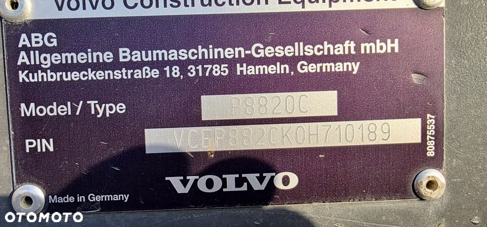 Volvo Rozściełacz Gąsienicowy Volvo P8820C - 13