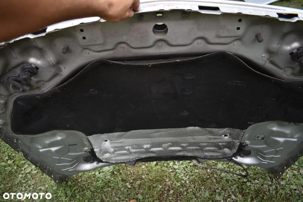 MERCEDES W211 MASKA POKRYWA SILNIKA 775 ORG LAKIER ALUMINIOWA LEKKI GRAD - 14