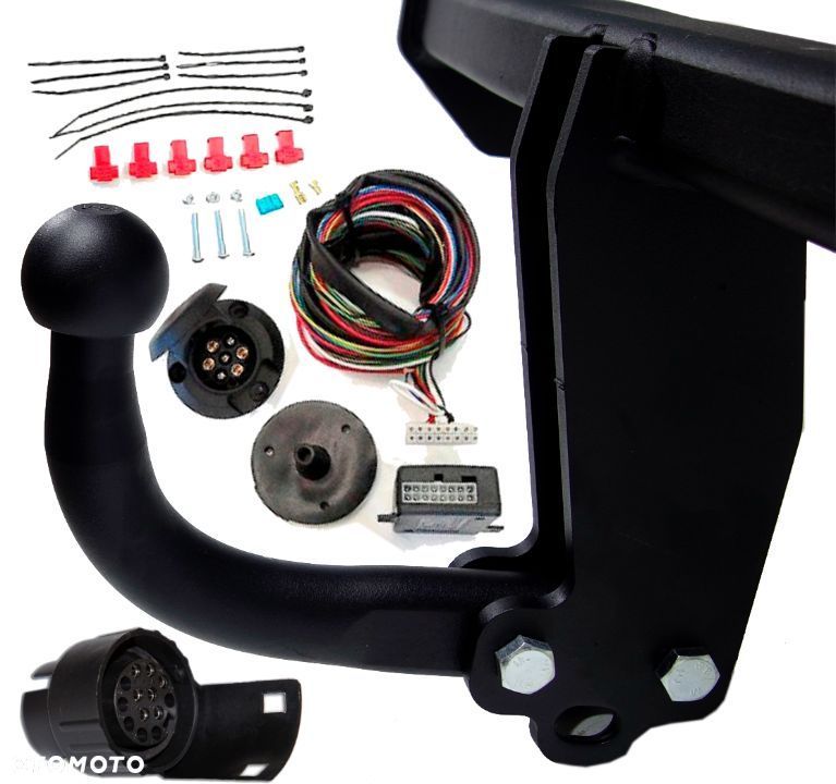 POLSKI STEINOF HAK HOLOWNICZY + MODUŁ + WIĄZKA 7PIN/13P BMW X1 E84 od 2009 do 2015 - 5