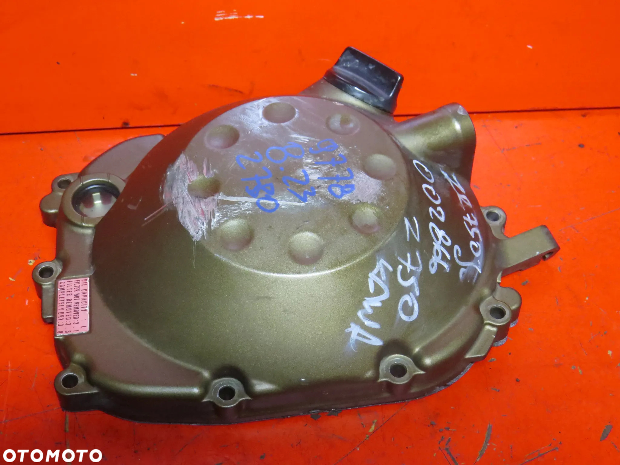 KAWASAKI Z750 Z 750 04-12 dekiel miska sprzęgła pokrywa kapa korek oleju c - 2