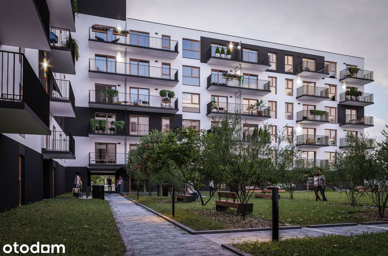 3-pokojowe mieszkanie 46m2 + balkon