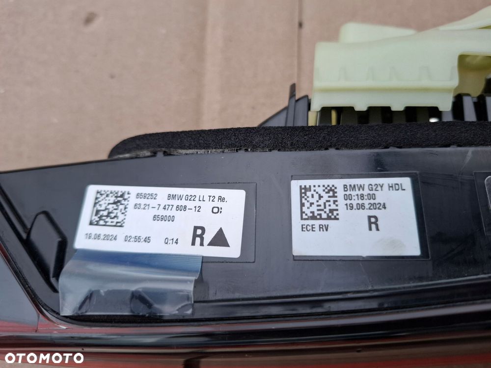 lampa tył tylnia bmw 4 iv g22 oryginał - 7